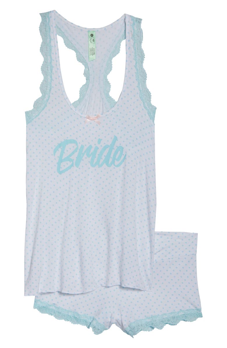 Honeydew Intimates All Amercian Short Pajamas, Alternate, color, White Dot