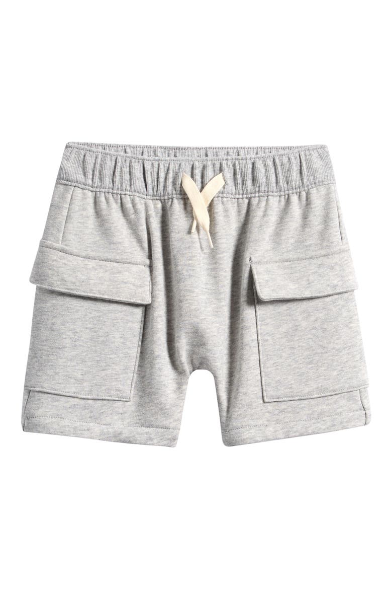 Kids' Cargo Sweat Shorts, Main, color, LIGHTER GREY HEATHER
