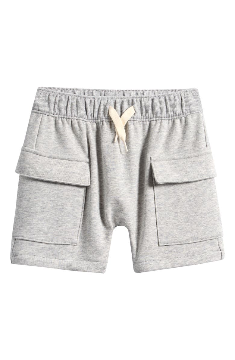 OTTER AVENUE Kids' Cargo Sweat Shorts, Main, color, Lighter Grey Heather