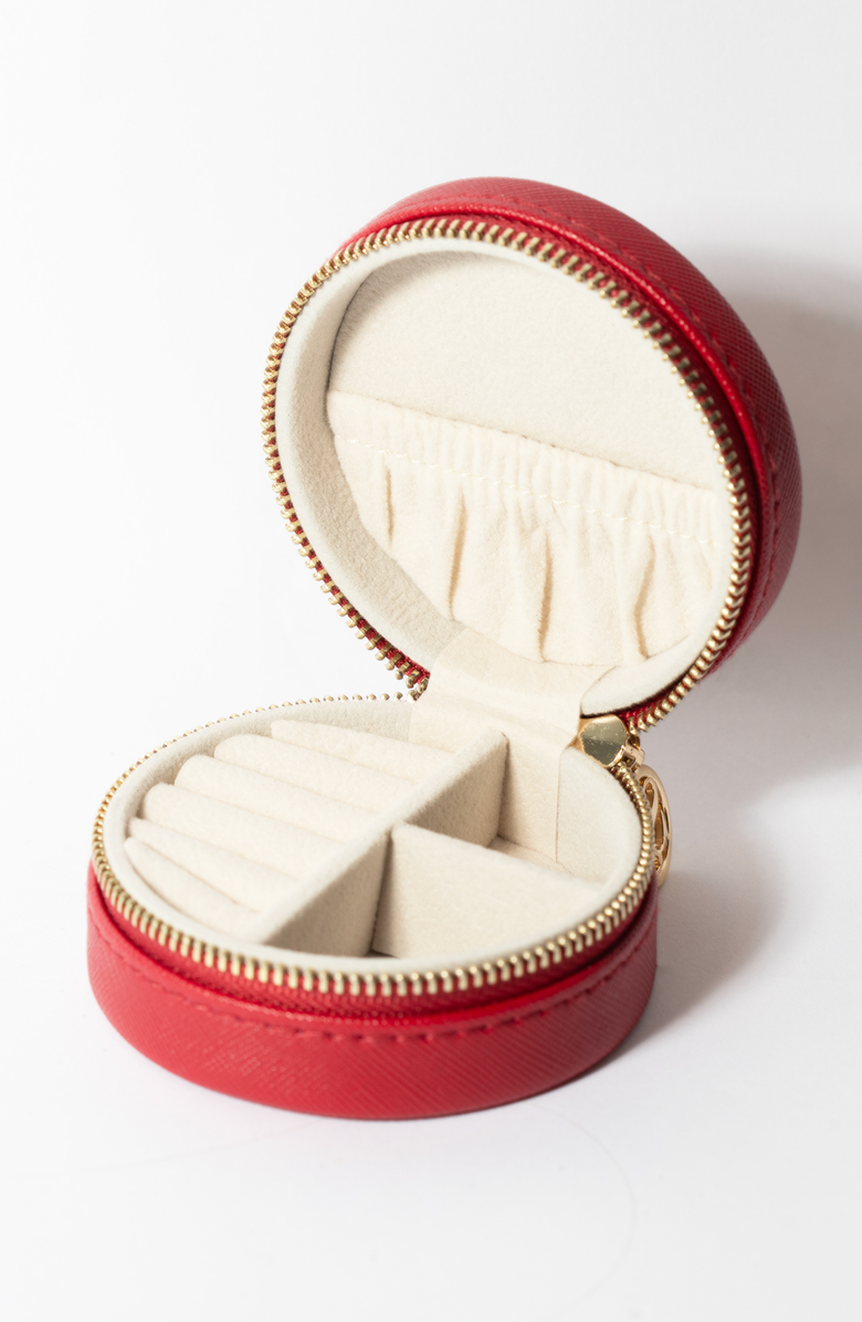 Sif Jakobs Jewellery Valentine Jewellery Travel Box, Alternate, color, Red