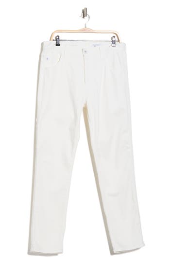 Ag Wells Carpenter Slim Leg Jeans In White