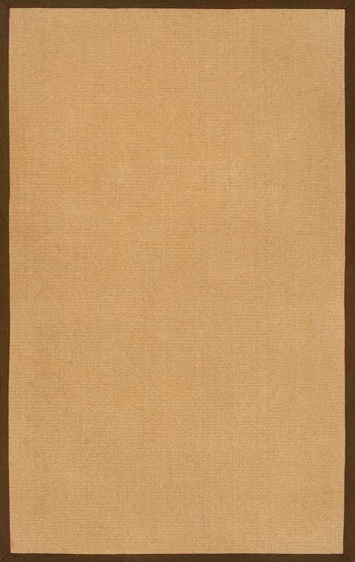 Jonathan Y Camden Farmhouse Cottage Border Jute Area Rug In Brown