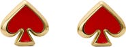 Kate Spade New York enamel spade stud earrings