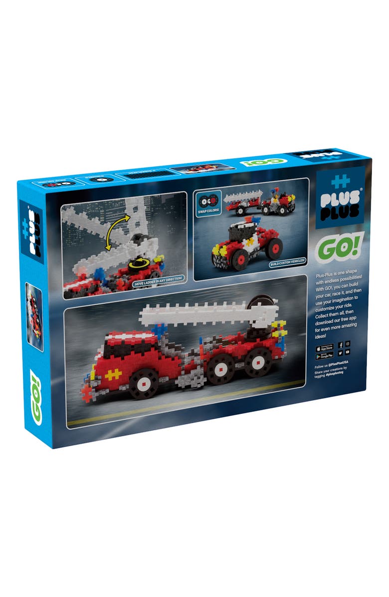 Plus-Plus USA USA Go! Firefighter & Rescue Playset, Alternate, color, 