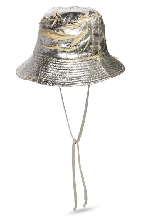 Gilligan Foiled & Waxed Nylon Bucket Hat