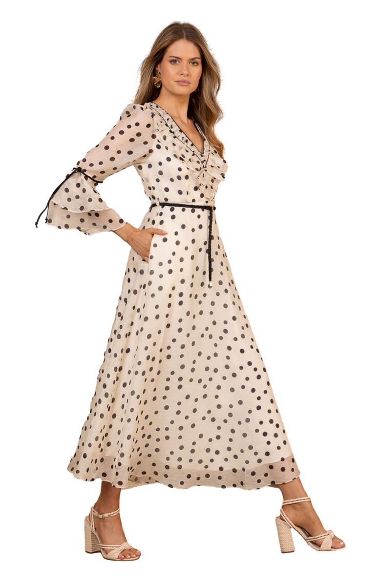 Hale Bob Aiyana Organza Maxi Dress, Alternate, color, Ivory