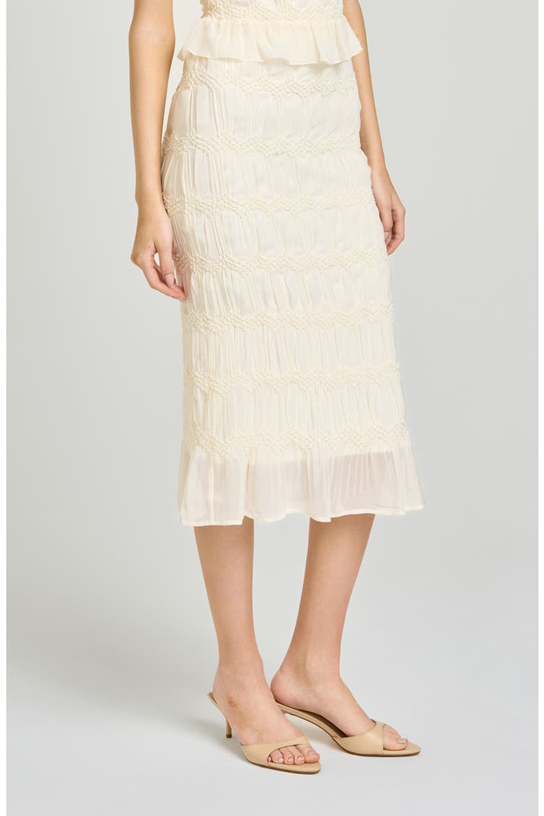 Kristina Midi Skirt, Alternate, color, CREAM