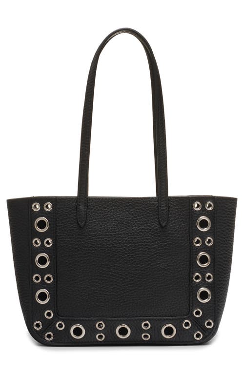 Valentino Nellcote Mini Leather Tote Bag In Black