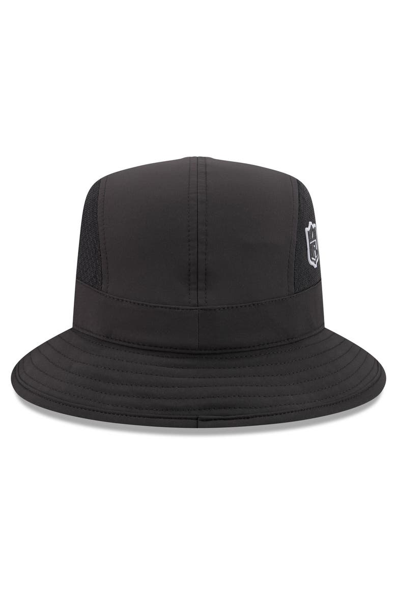 Men's New Era Black Las Vegas Raiders 2026 Sideline Bucket Hat, Alternate, color, Black