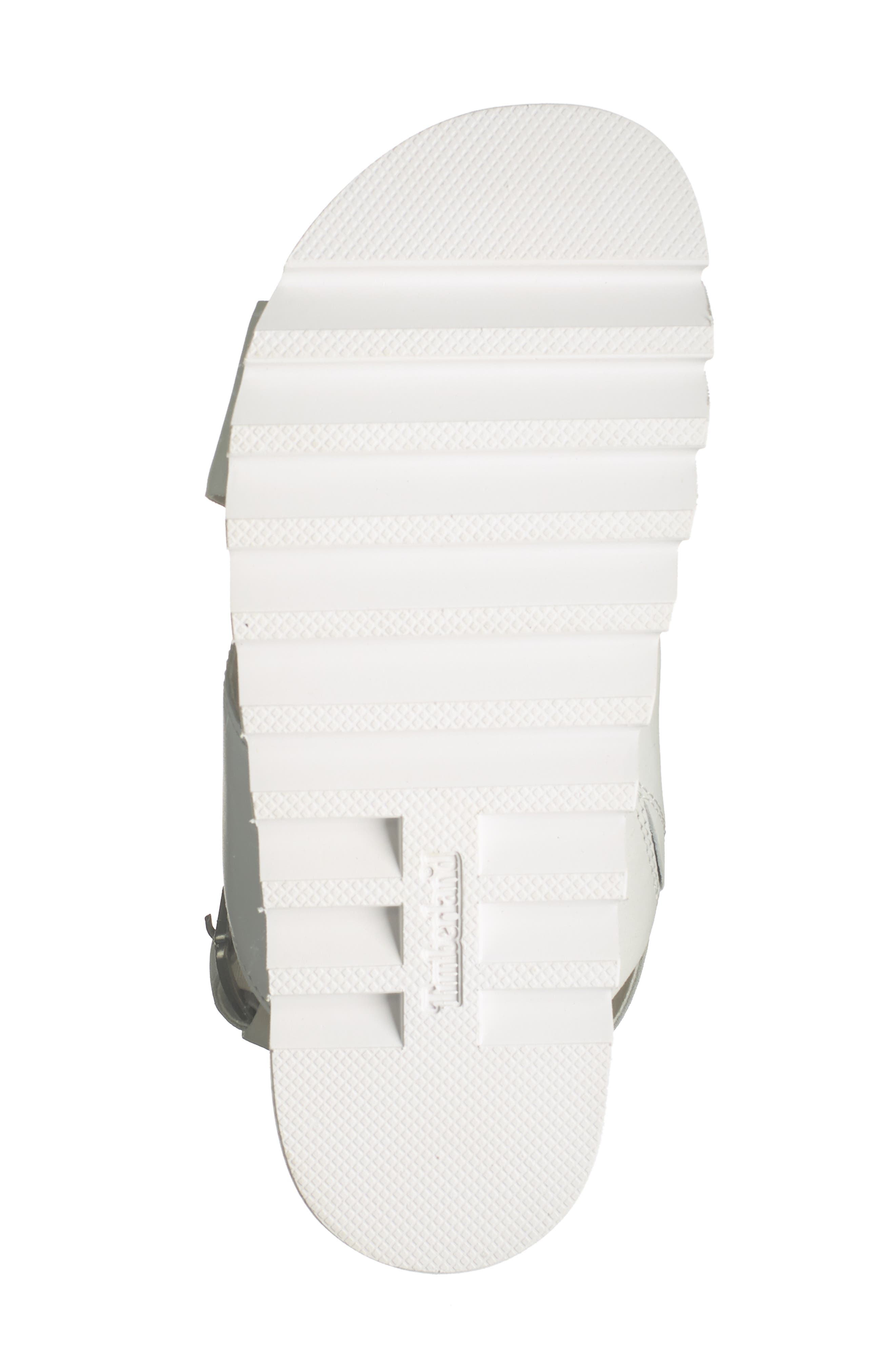 Timberland Santa Monica Sunrise X-Band Leather Platform Sandal, Alternate, color, 