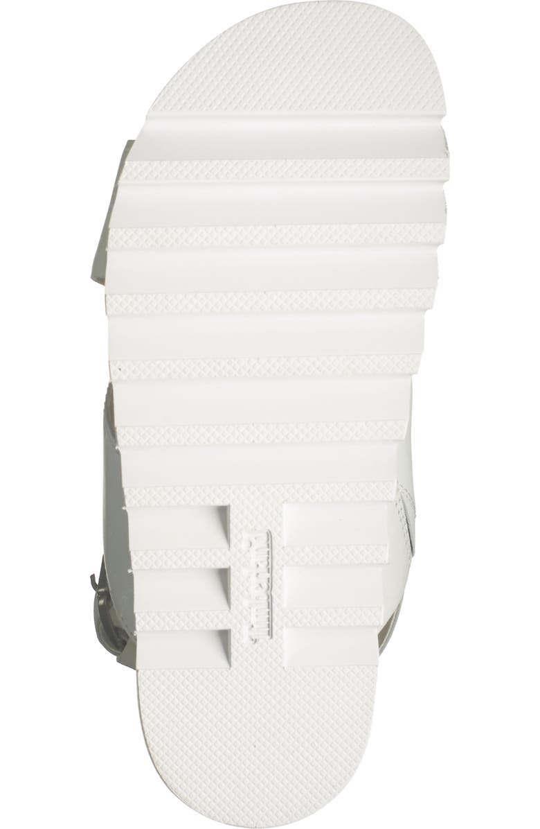 Timberland Santa Monica Sunrise X-Band Leather Platform Sandal, Alternate, color,