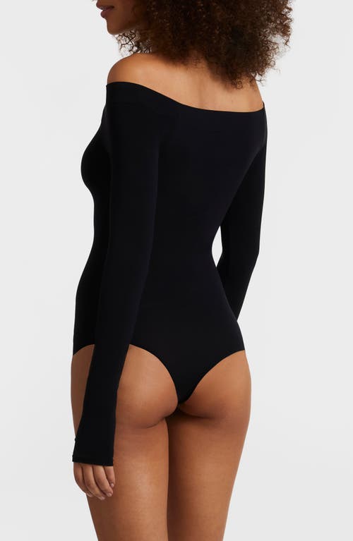 Commando Off The Shoulder Ballet Bodysuit In Black
