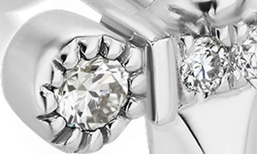 Maria Tash Diamond Trinity Hilt Dagger Single Stud Earring In Metallic