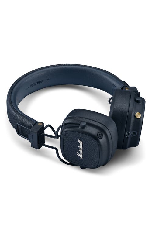 Marshall Major V Bluetooth® On-Ear Headphones in Midnight Blue at Nordstrom