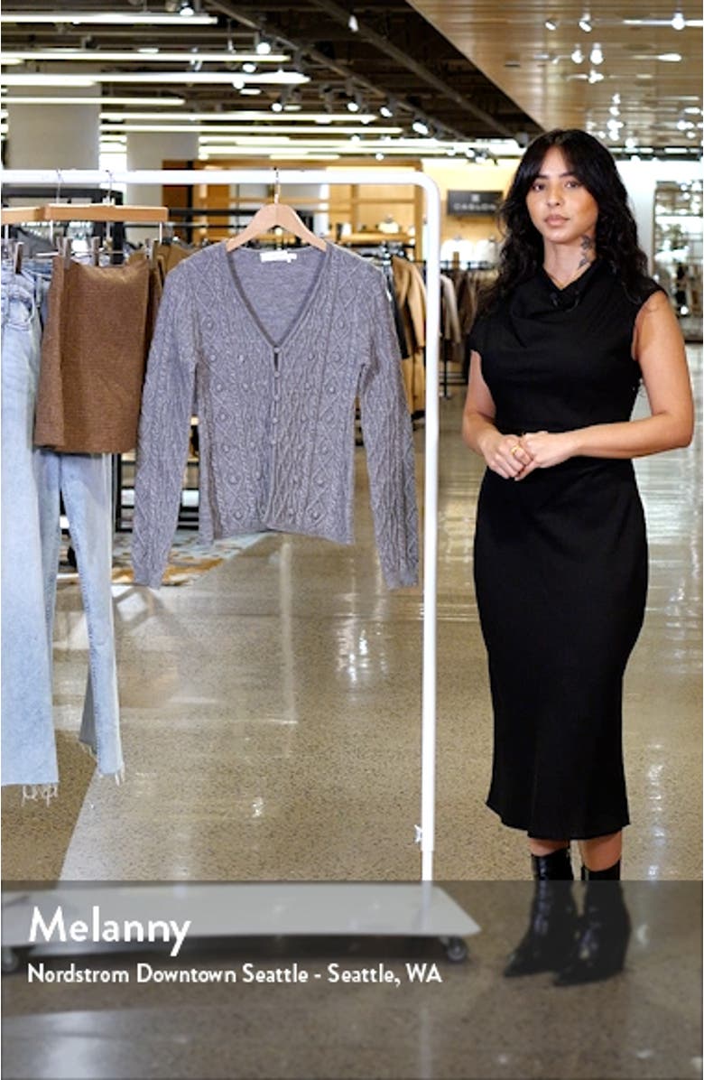 Argyle Pom Cardigan, sales video thumbnail