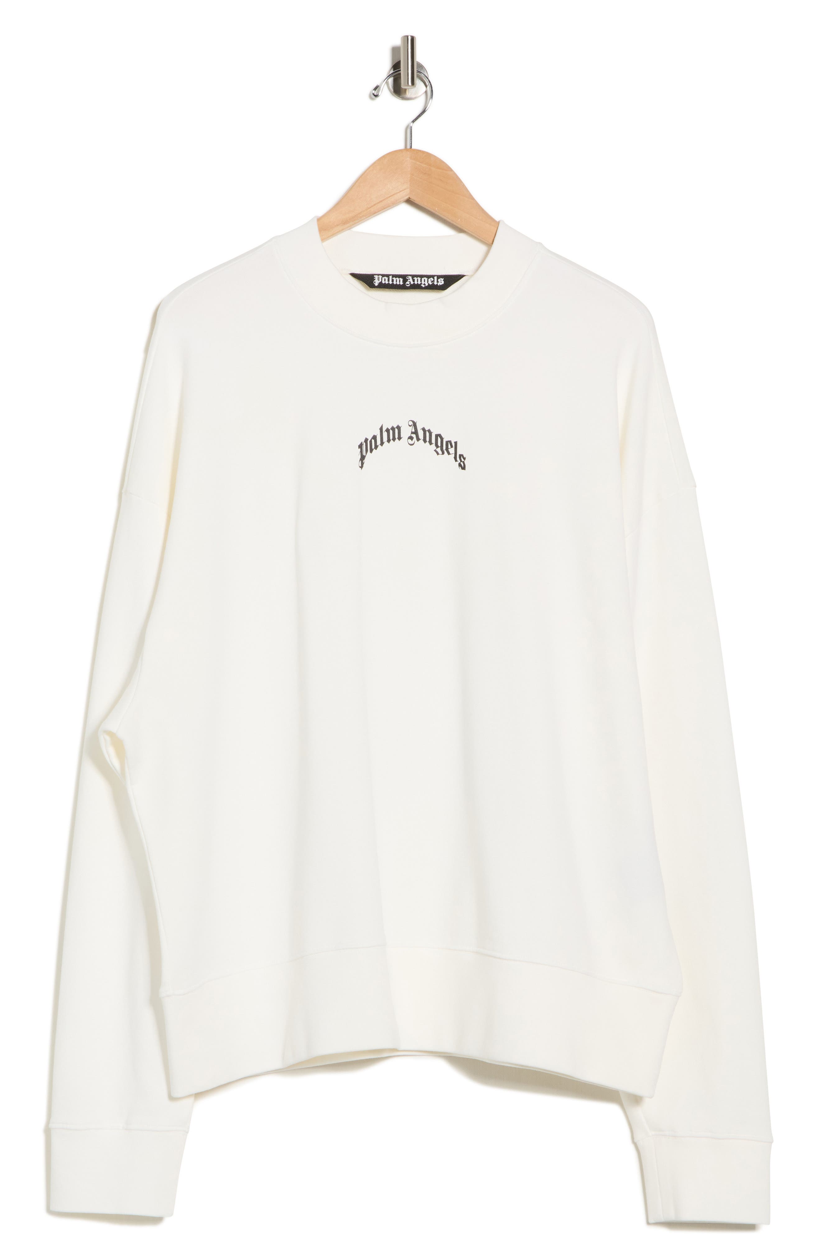 Palm Angels Logo Cotton Sweatshirt