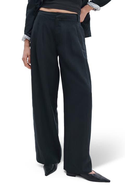 Chappell High Waist Wide Leg Pleat Pants