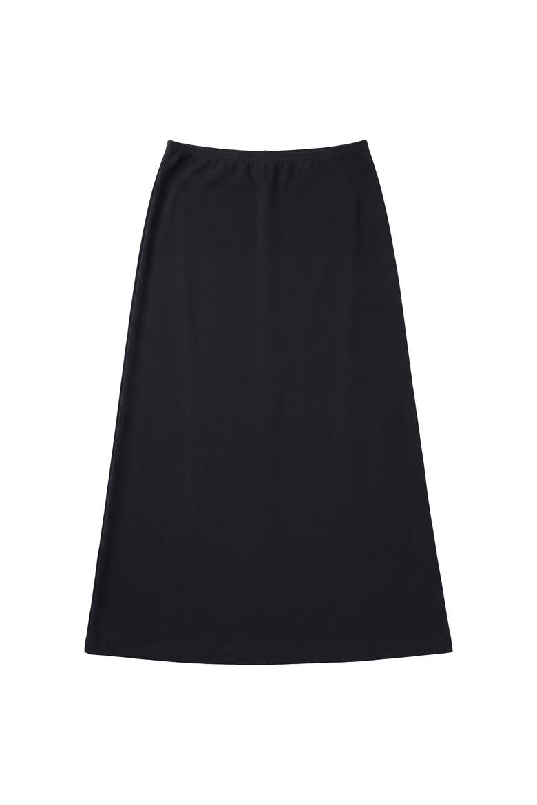 Elastic Waist Side Tag Pull-On Skirt, Main, color, Black