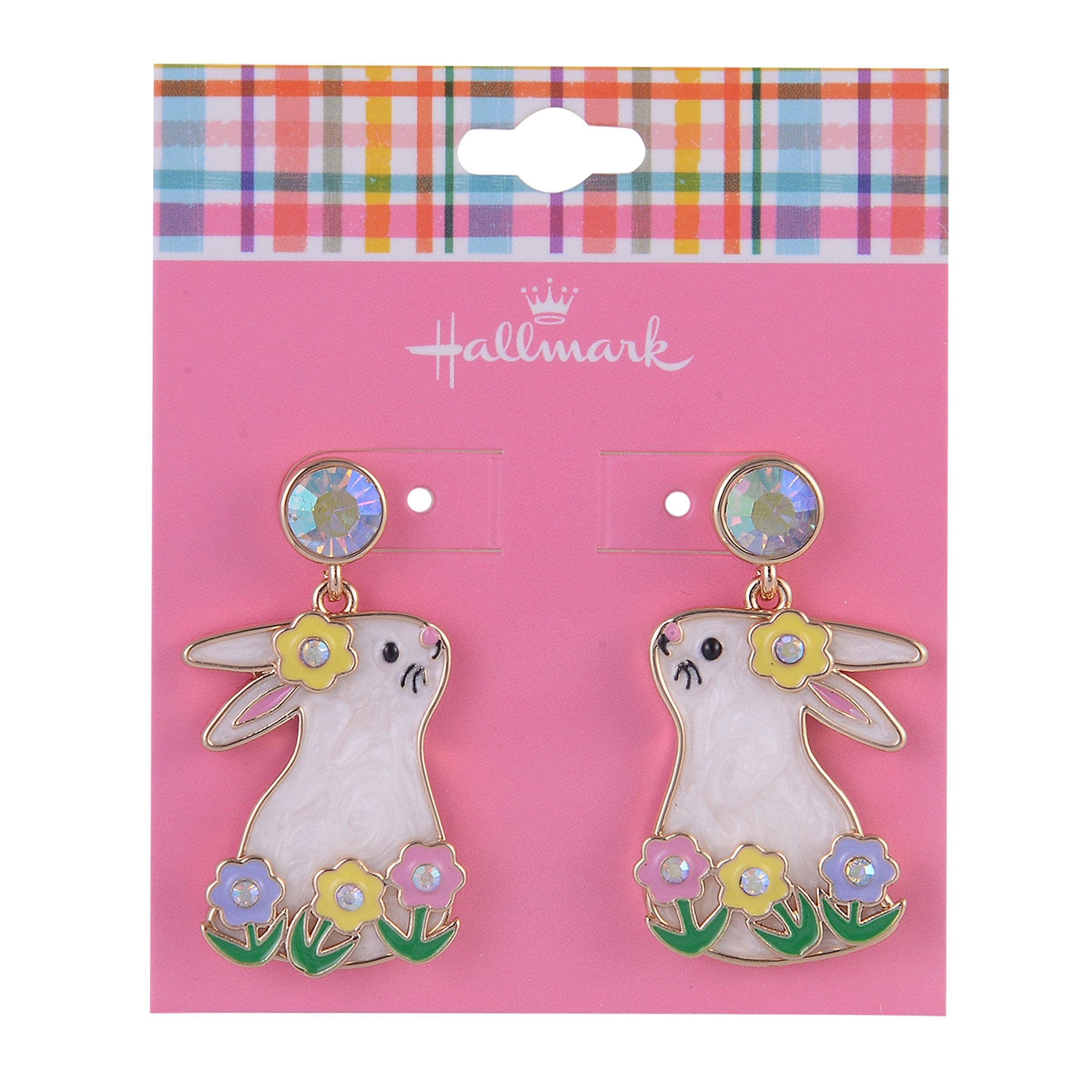 Hallmark Easter Bunny and Flower Earrings (Women) | Nordstrom