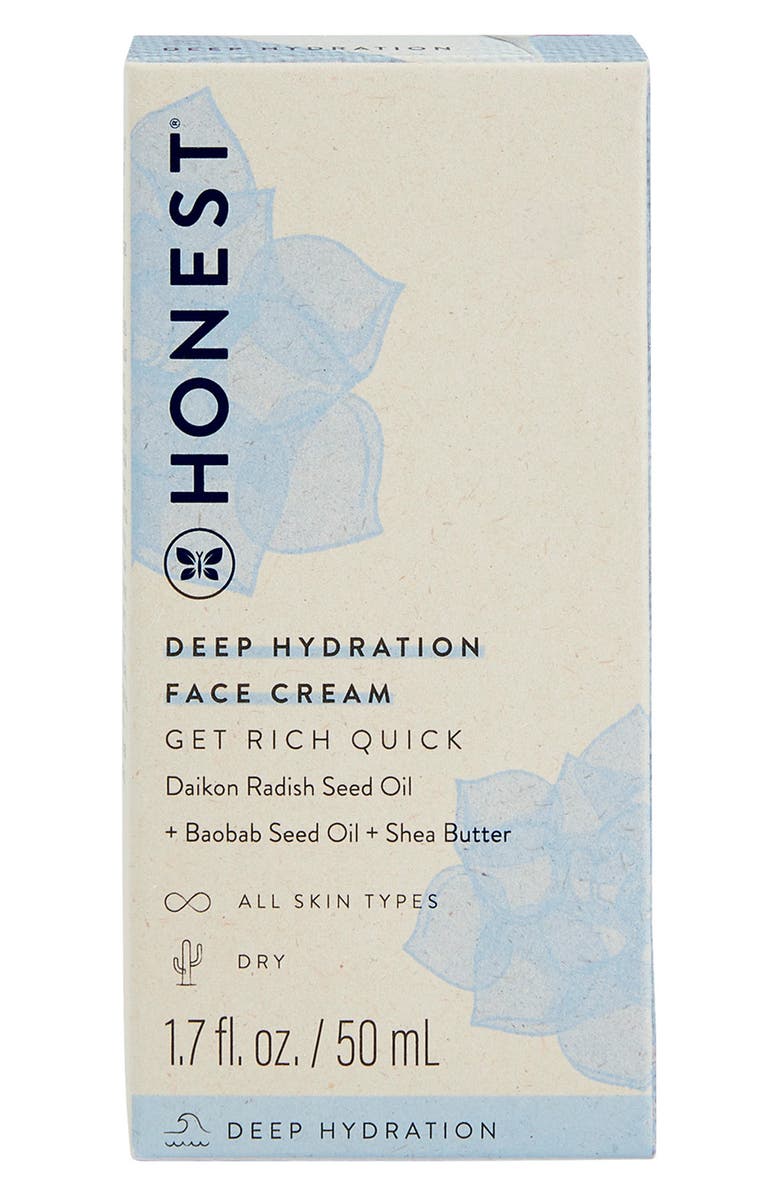 HONEST BEAUTY Deep Hydration Face Cream, Alternate, color, 