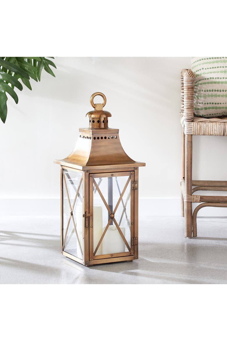 Homes Lantern Large, Alternate, color, Gold