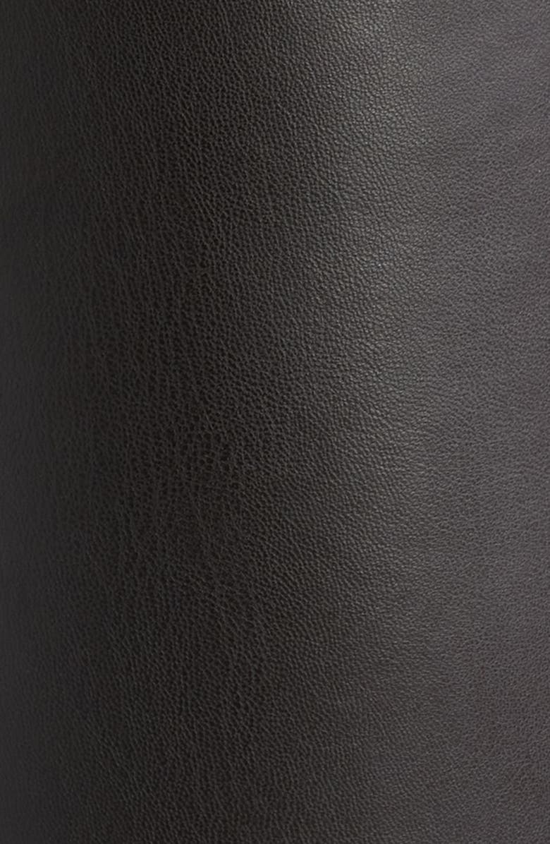 Anne Klein Faux Leather Pull-On Pants, Alternate, color, Deep Mahogany