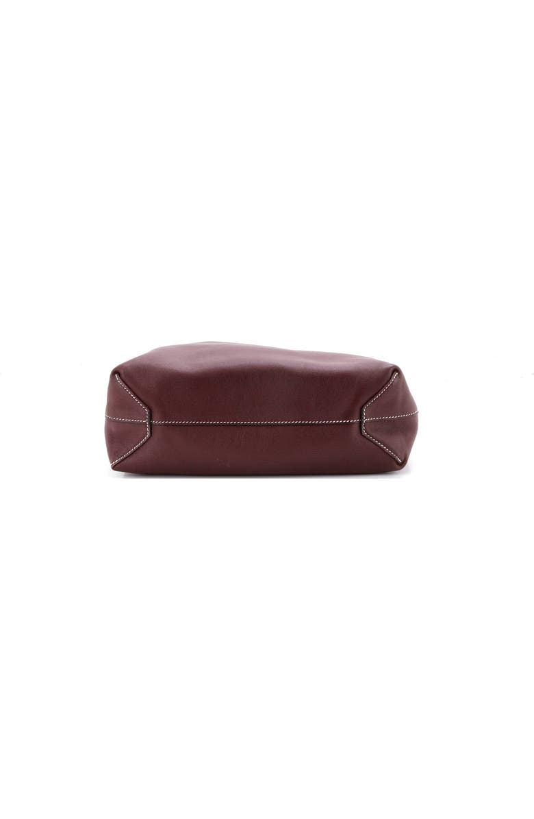 Pre-Owned Hermes Double Sens Tote Veau Sikkim 28, Alternate, color, Doublesens-Lime/Bordeaux