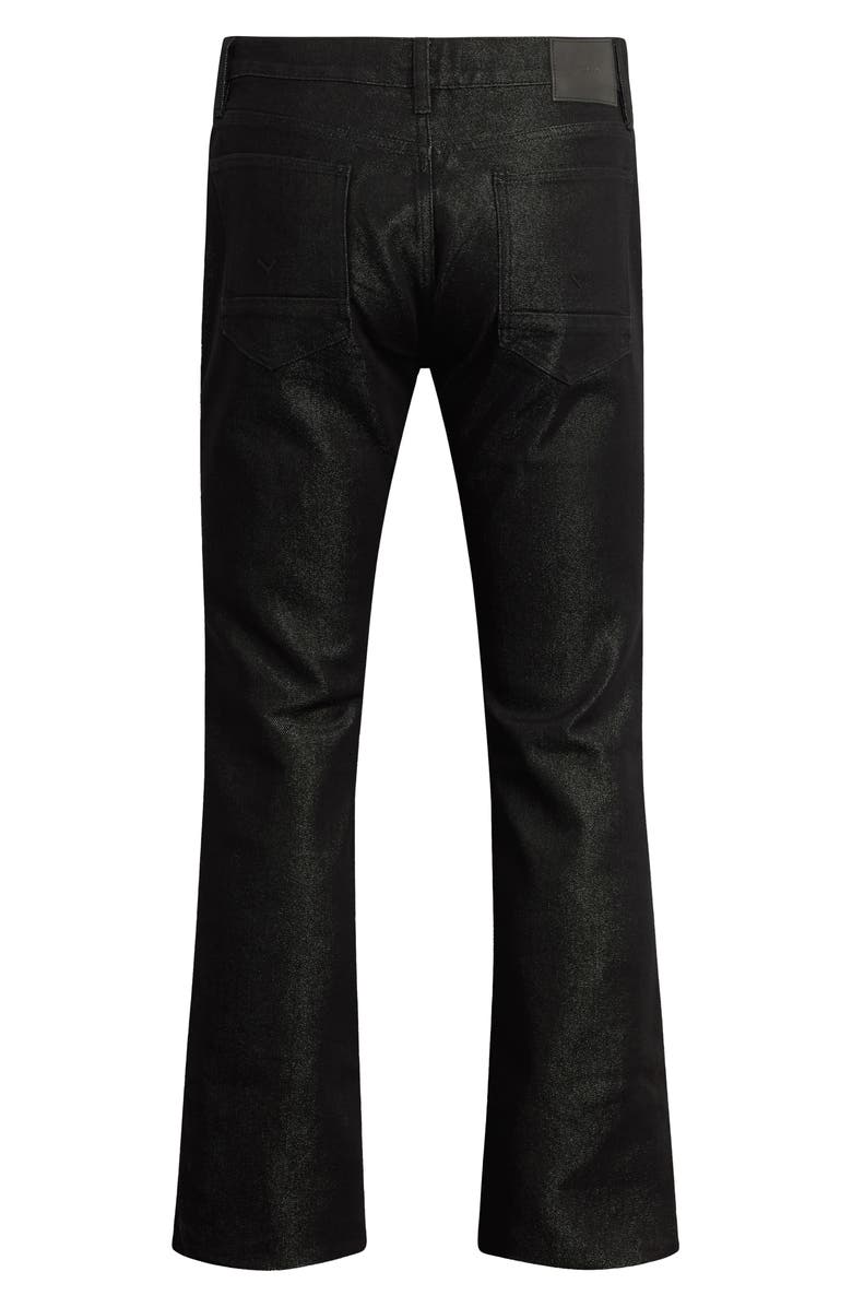 Hudson Jeans Walker Metallic Kick Flare Jeans, Alternate, color, Stargazer