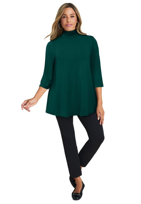 Mockneck Swing Tunic (Plus Available)