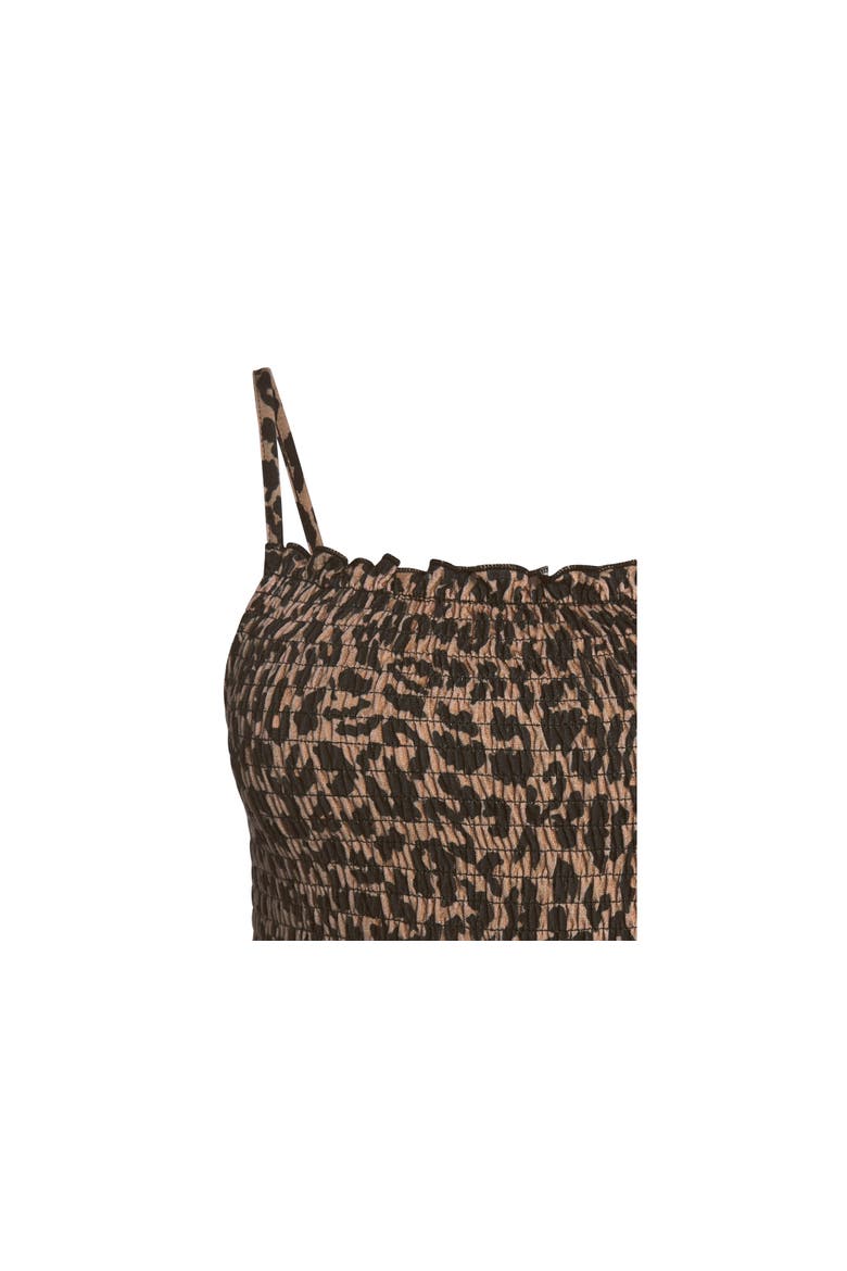 Smocked Leopard Print Dress, Alternate, color, Leopard