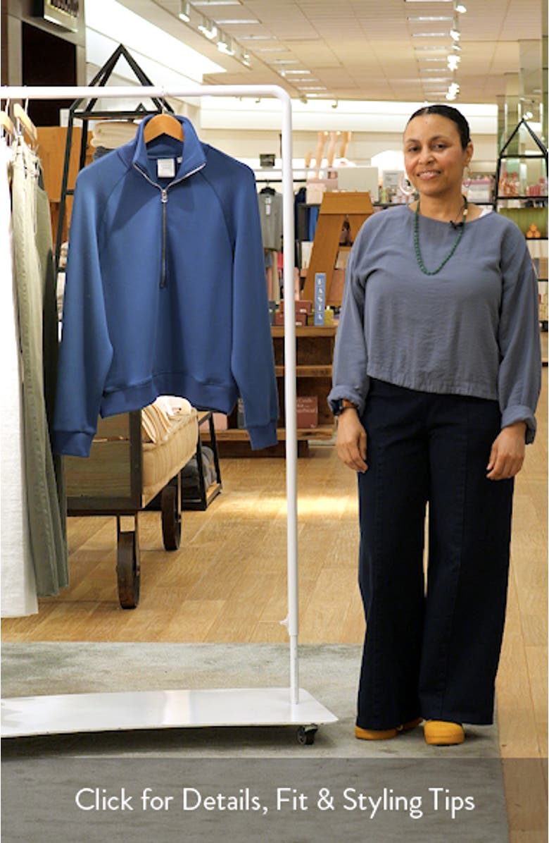 Selene Half Zip Sweatshirt, sales video thumbnail