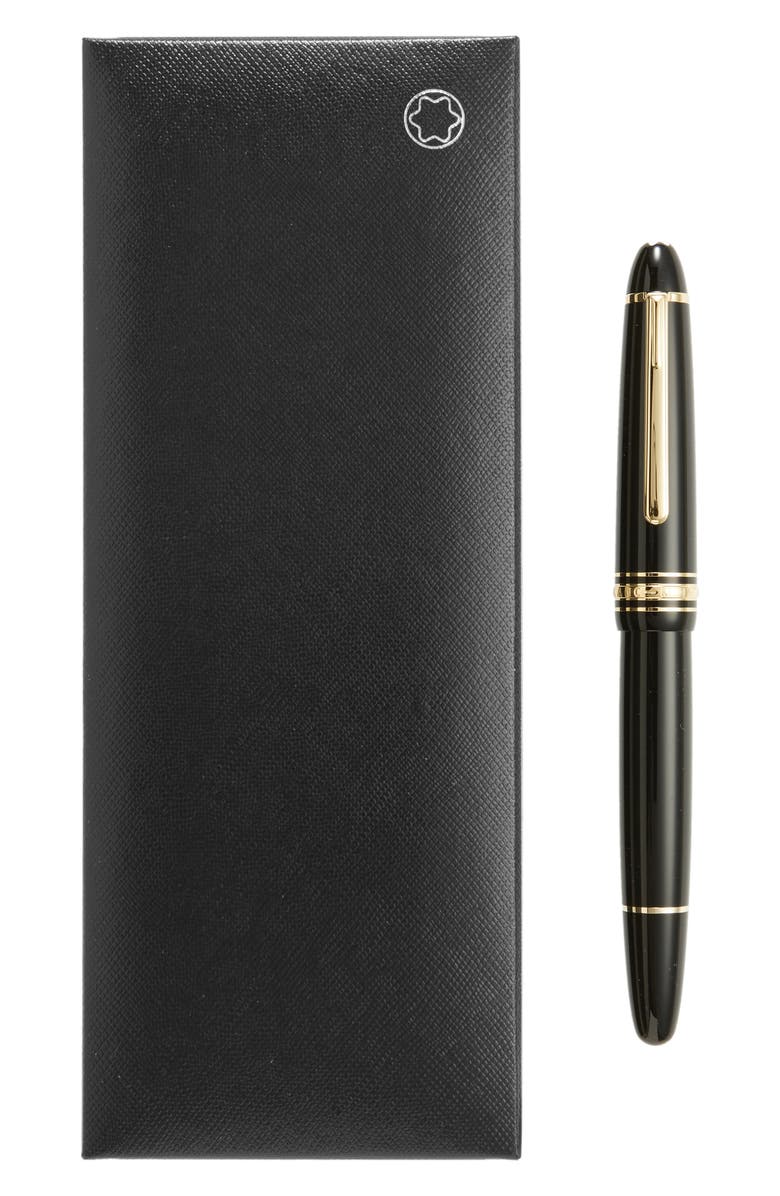 Montblanc Meisterstück Gold Coated LeGrand Rollerball Pen, Alternate, color, Black