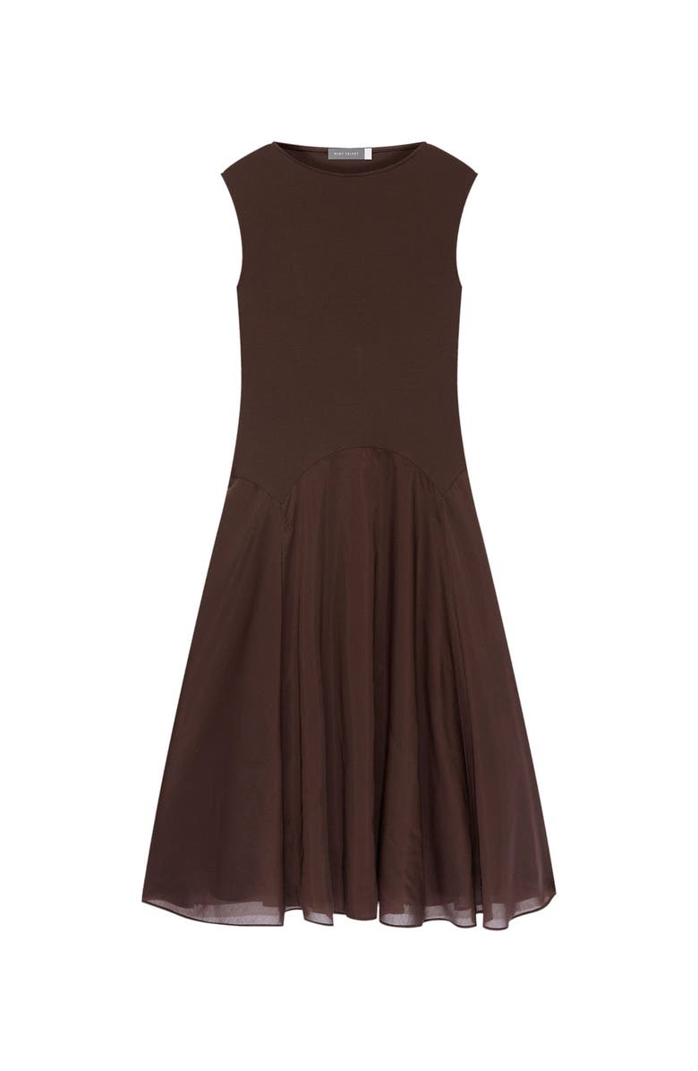 MINT VELVET Sleeveless Midi Dress, Alternate, color, Brown