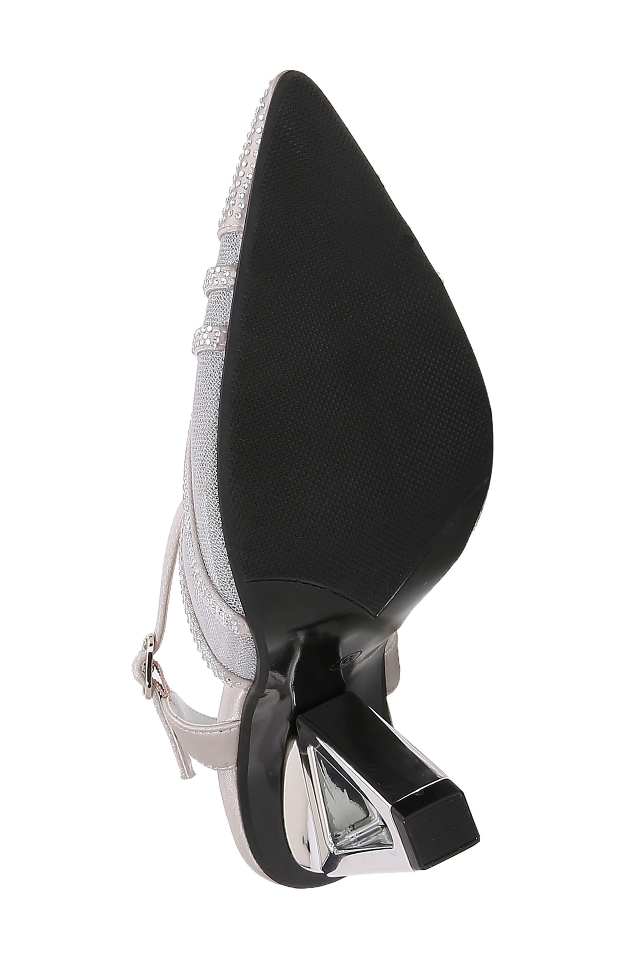 Gala Pointed Toe Pump, Alternate, color, SILVER