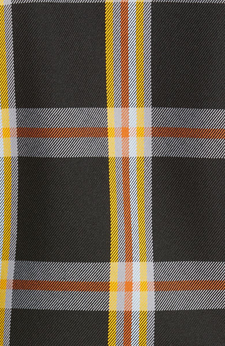 Smythe Plaid Puff Sleeve Blazer, Alternate, color, 