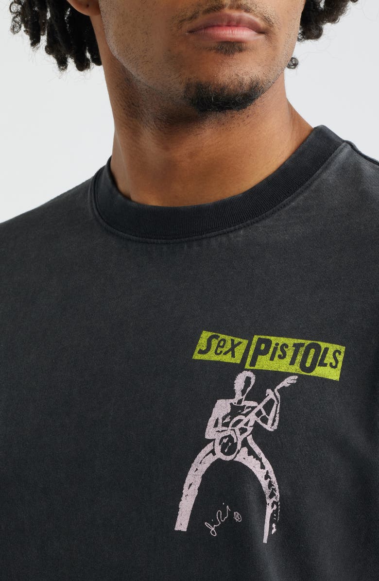 BRAVADO Oversize Sex Pistols Stance Graphic T-Shirt, Alternate, color, Washed Black