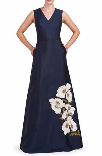 Kay Unger Aurelia Sleeveless A-Line Gown