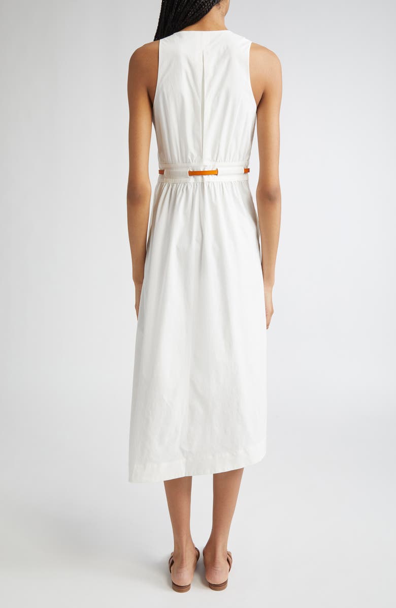 Reiss Brianne Belted Cotton Blend Dress, Alternate, color, 