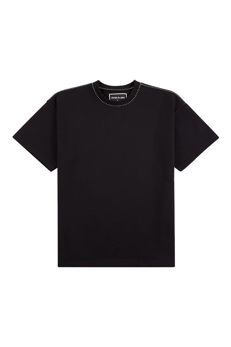 Terry T-Shirt, Main, color, BLACK