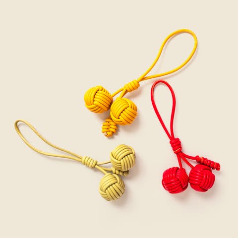 Vegan Leather Tassel Bag Charm