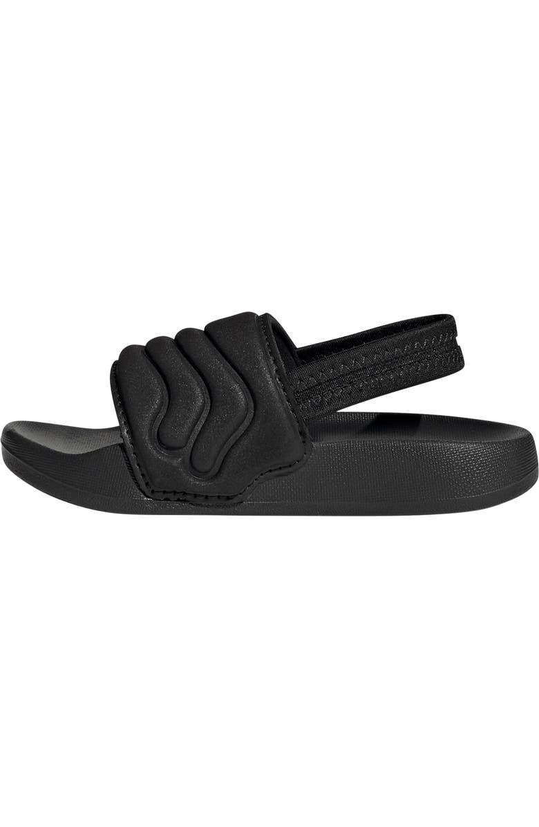 adidas Kids' Adilette Estrap 2.0 Slide Sandal, Alternate, color, Core Black/ Footwear White