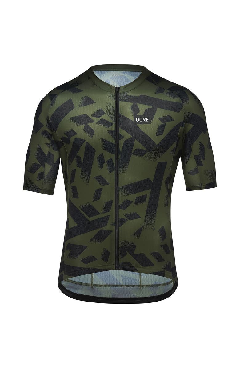 GOREWEAR Spirit Signal Camo Jersey - Men
s, Main, color, Utility Green/Black