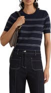Reiss Sabrina Short Sleeve Sweater