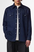 NN07 Ricky Denim Snap-Up Western Shirt