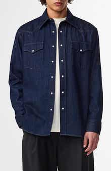 NN07 Ricky Denim Snap-Up Western Shirt
