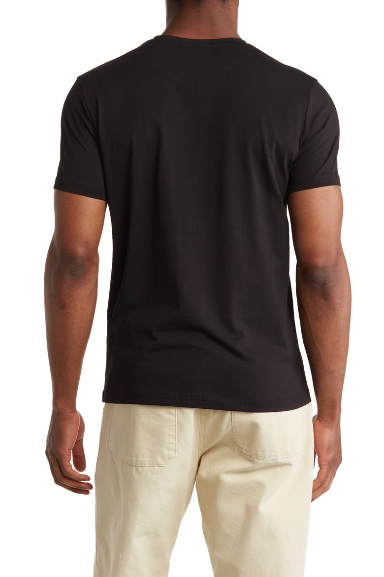 Solid Crewneck T-Shirt, Alternate, color, BLACK
