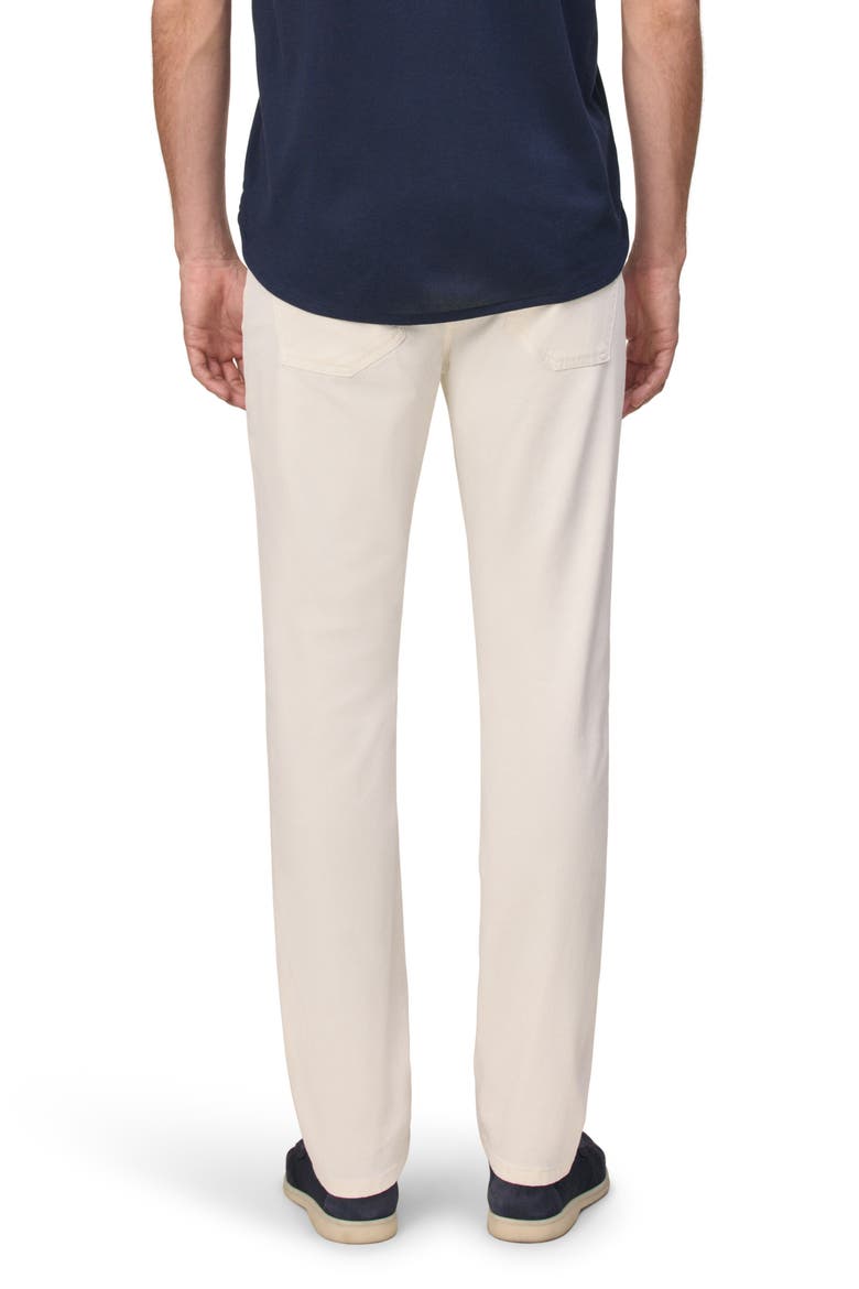 AMS Slim Fit Twill Pants, Alternate, color, BLANC
