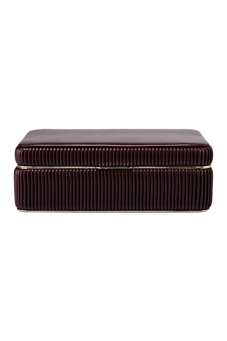 Bella Medium Jewelry Box, Main, color, Bordeaux
