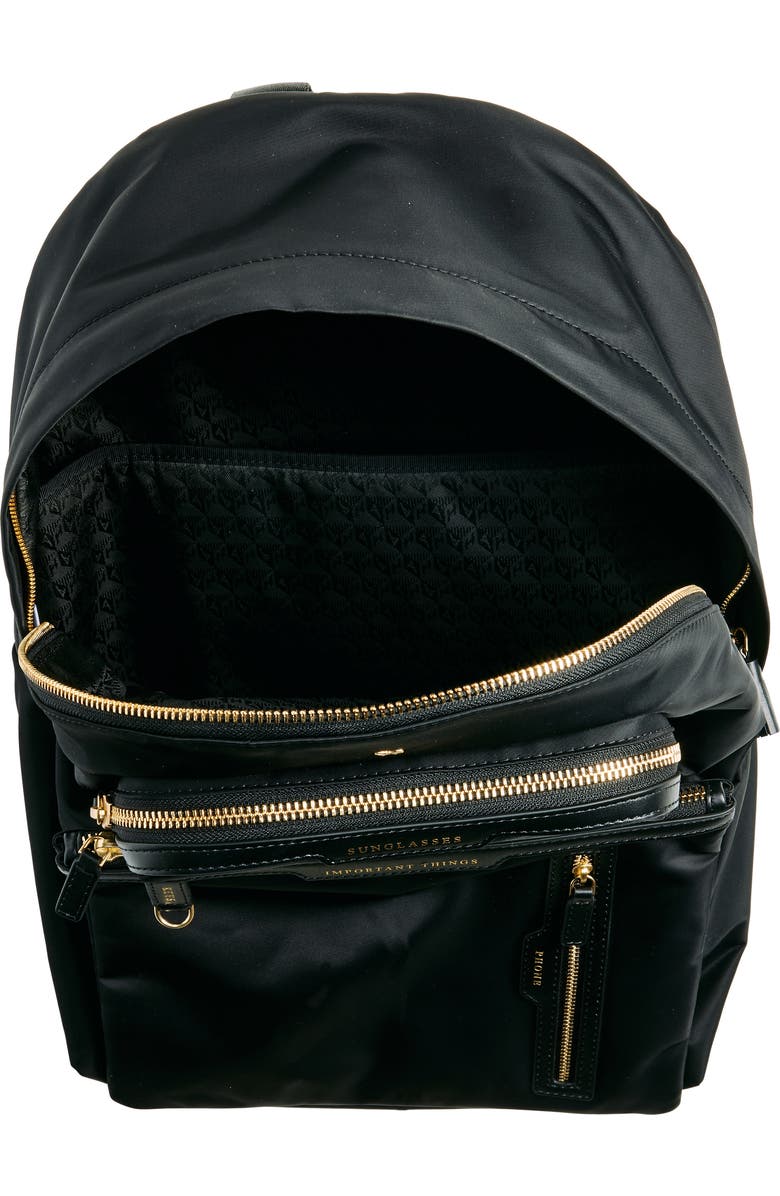 Anya Hindmarch Labelled Collection Multipocket Nylon Backpack, Alternate, color,