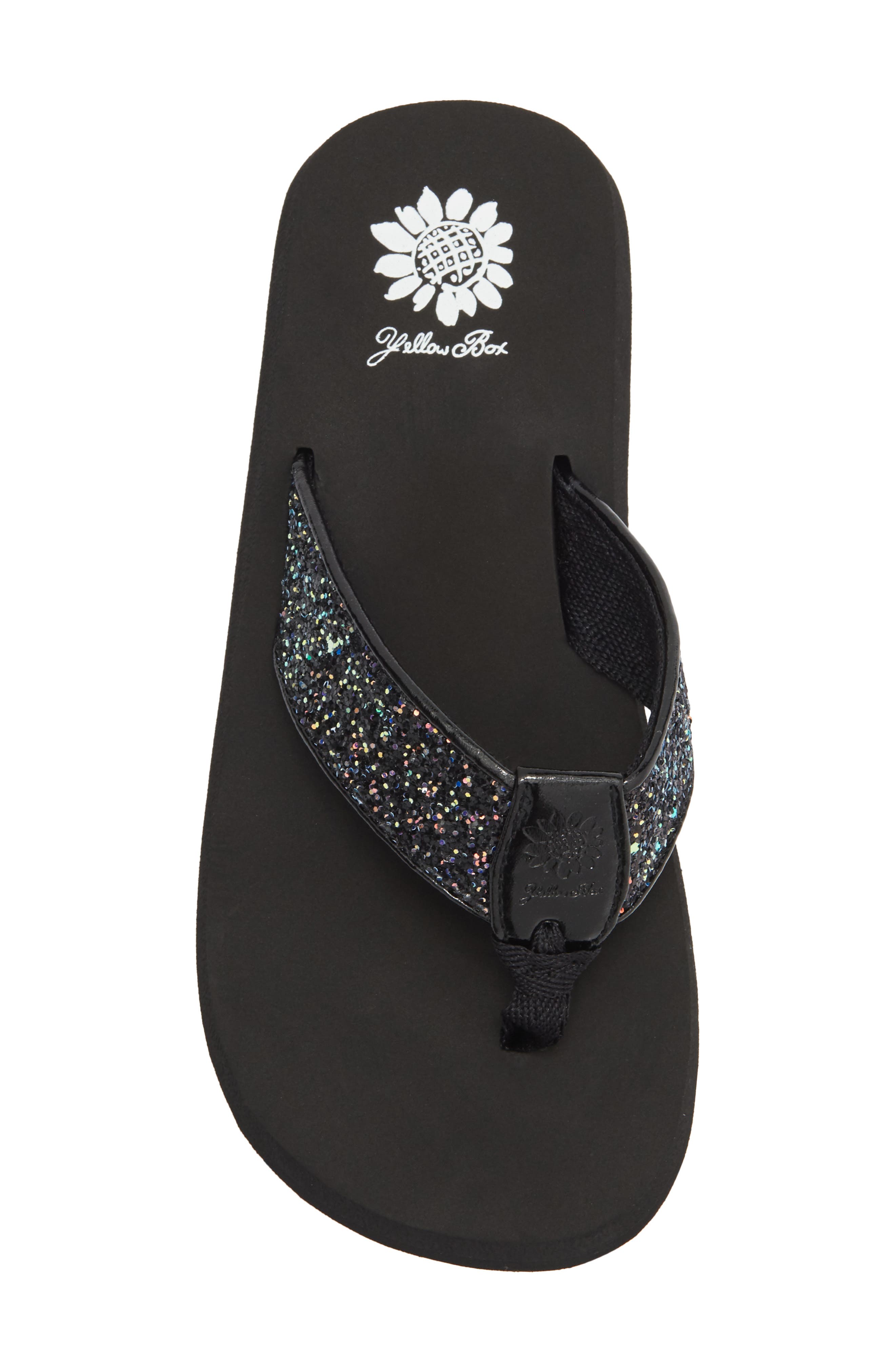 Yellow Box Premium Feliks Flip Flop Sandal, Alternate, color, Black